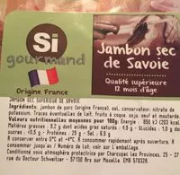 Jambons secs de savoie