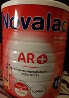 Quantité de sucre dans Novalac AR