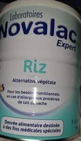 Sucre et nutriments contenus dans Novalac