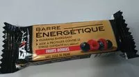 Jumlah gula yang masuk Barre Energetique Fruits Rouge