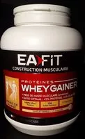 Jumlah gula yang masuk Whey Gainer Protéines en poudre