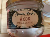 Quantité de sucre dans Axoa de veau ANNE ROZES