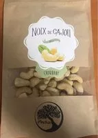 Jumlah gula yang masuk Noix de cajou