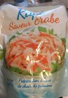 Sucre et nutriments contenus dans Rape saveur crabe