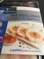 Количество сахара в Medaillon coeur de saumon