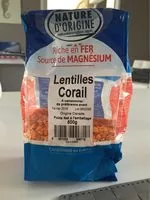 Amount of sugar in Lentilles Corail