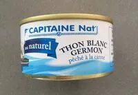 Sucre et nutriments contenus dans Capitaine nat