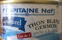 Sucre et nutriments contenus dans Thon blanc germon