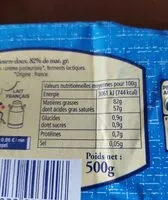 Jumlah gula yang masuk Beurre moulé de Vendée doux
