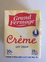 Jumlah gula yang masuk CREME UHT 30%
