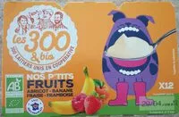 İçindeki şeker miktarı Nos p'tits fruits - Fromage blanc aux fruits