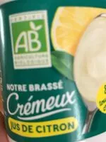 含糖量 Notre brassé Crémeux Jus de Citron