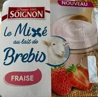 Quantité de sucre dans Le mixé au lait de brebis fraise
