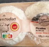 入っている砂糖の量 Picodon au lait cru