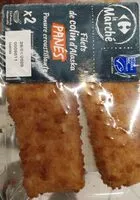 Zuckermenge drin Filets de colin d Alaska panés
