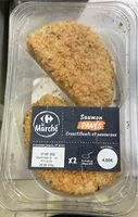 Sokerin määrä sisällä Saumon pané