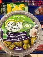 चीनी की मात्रा Olives vertes denoyautées à l'ail