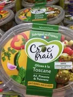 चीनी की मात्रा Croc frais olives a la toscanes