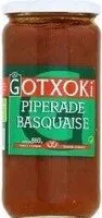 Количество сахара в Gotxoki, Piperade basquaise, le bocal de