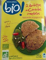 含糖量 Galettes de céréales complètes