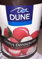 Zuckermenge drin Litchis Dénoyautés au sirop léger