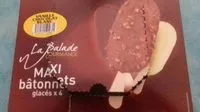Количество сахара в Maximo bâtonnets glaces x4