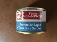 入っている砂糖の量 Terrine De Lapin Au Thym Et Serpolet