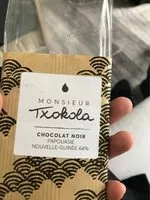 Sucre et nutriments contenus dans Monsieur txokola