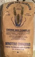 Sucre et nutriments contenus dans Farine mix complet