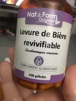 Sucre et nutriments contenus dans Nat form original