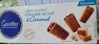 Quantité de sucre dans Crêpe Dentelle chocolat Lait Caramel