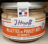 चीनी की मात्रा Les Rillettes de Poulet rôti