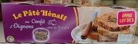 Sucre et nutriments contenus dans Le pate henaff