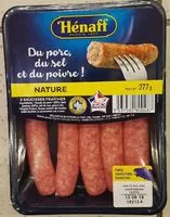 Sokerin määrä sisällä La Saucisse Nature