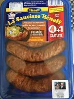 Amount of sugar in Saucisse Fumée au bois de Hêtre