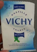 Jumlah gula yang masuk Pastille Vichy Menthe aux sels minéraux sans sucres
