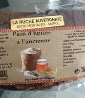 Sucre et nutriments contenus dans La ruche auvergnate