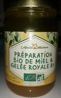 Jumlah gula yang masuk Préparation bio de miel & gelée royale
