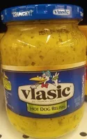 Sucre et nutriments contenus dans Vlasic