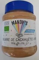 Sucre et nutriments contenus dans Mandy s