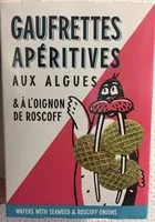 Suhkru kogus sees Gaufrettes apéritives aux algues & à l'oignon de roscoff