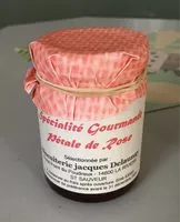 Jumlah gula yang masuk Spécialité gourmande pétale de rose