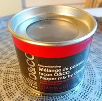 含糖量 Mélange de poivres façon O&CO.