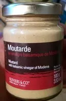 Moutardes au vinaigre balsamique de modene