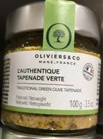含糖量 L’authentique tapenade verte