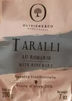 含糖量 Taralli au romarin