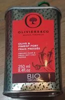 含糖量 Olive et piment fort frais pressés
