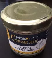 入っている砂糖の量 Rillettes pur canard