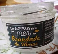 Sucre et nutriments contenus dans Les richesses de la mer