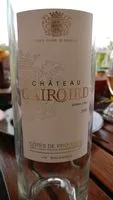 Sucre et nutriments contenus dans Chateau gairoird